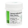 BIOCHEMIE Adler 18 Calcium sulfuratum D 12 Tabl.