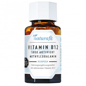 NATURAFIT Vitamin B12 1000 µg aktiviert Kapseln