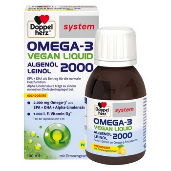 DOPPELHERZ Omega-3 vegan Liquid 2000 system
