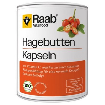 RAAB Vitalfood Hagebutte Bio Kapseln