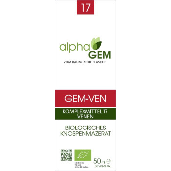 AlphaGem GC 17 GEM-VEN biologisches Knospenmazerat